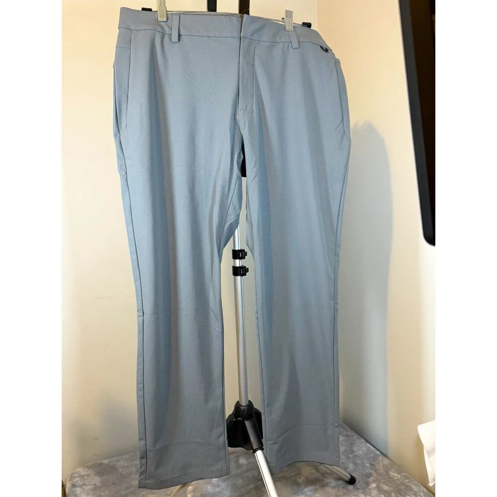 Nike Dri-FIT 24.7 Men's Gray Training Pants 34x30 Stretch UPF 40+ HQ6930-084